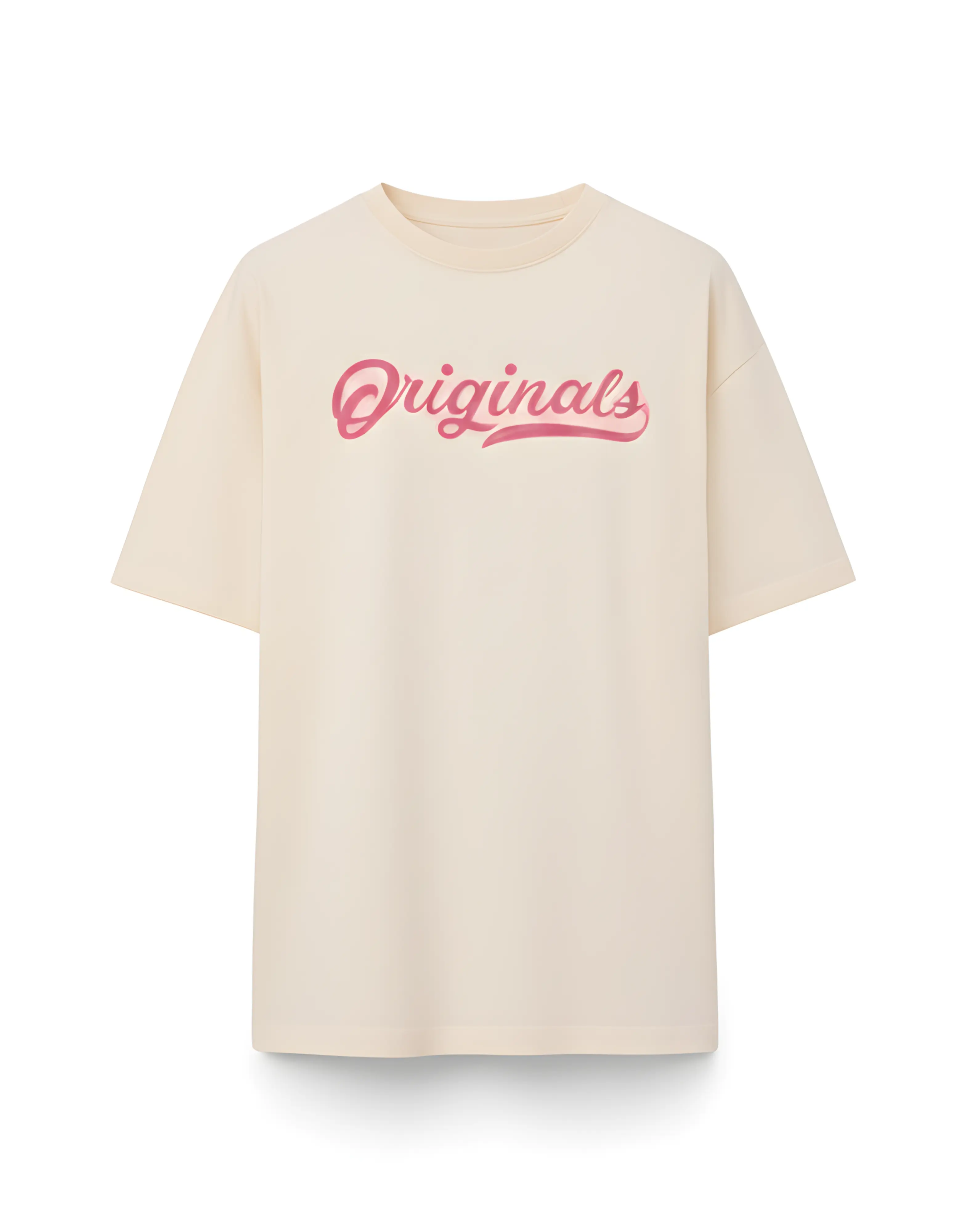Originals Script Print Oversized Women’s T-Shirt | Off White Oversized T-Shirt